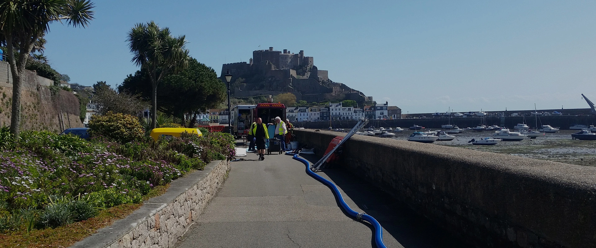 Trenchless sewer rehabilitation with the Konudur system on Jersey